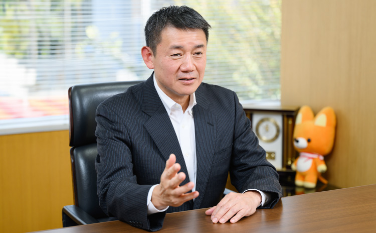 取締役社長の写真